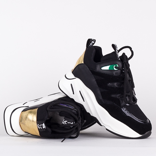 

Кроссовки женские деми Allshoes 00-00005184 Черный р.38