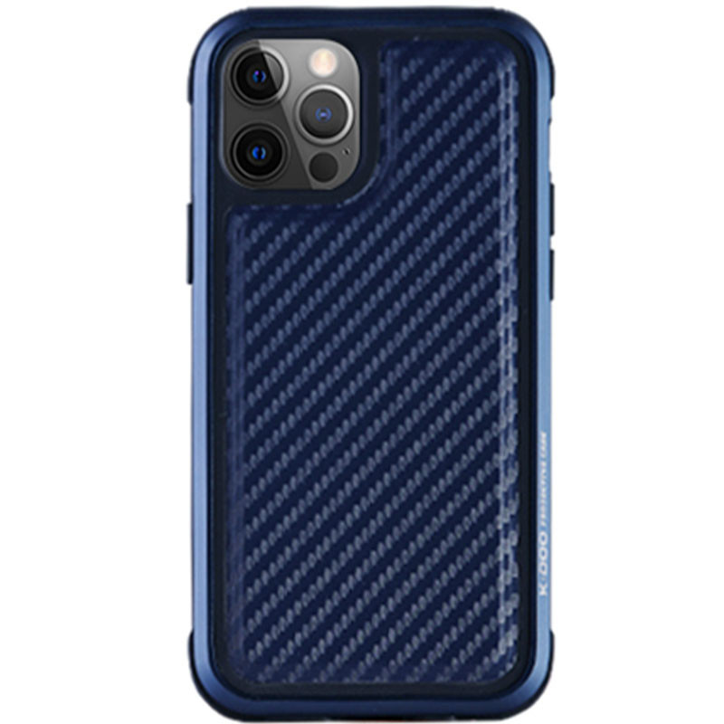 

Чехол PC+TPU+Metal K-DOO MARS Series для Apple iPhone 13 Pro Carbon Blue