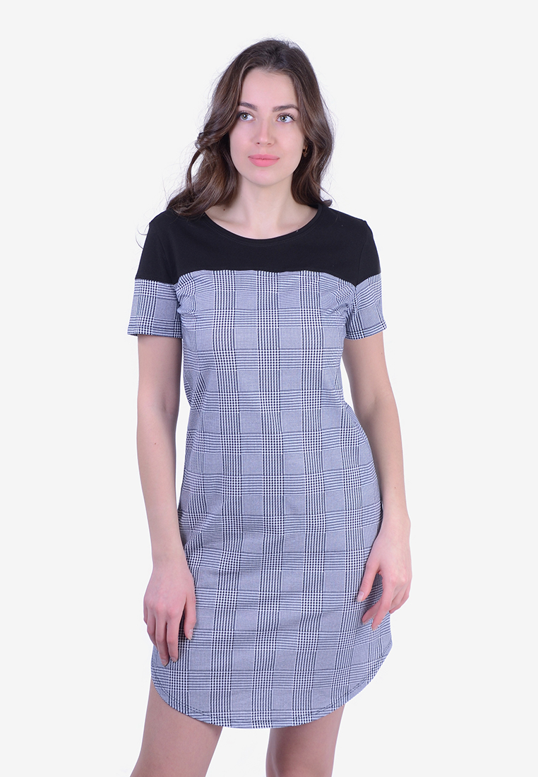 

Платье домашнее без застежки женское N.EL. 1234-09 XXL серый 53388