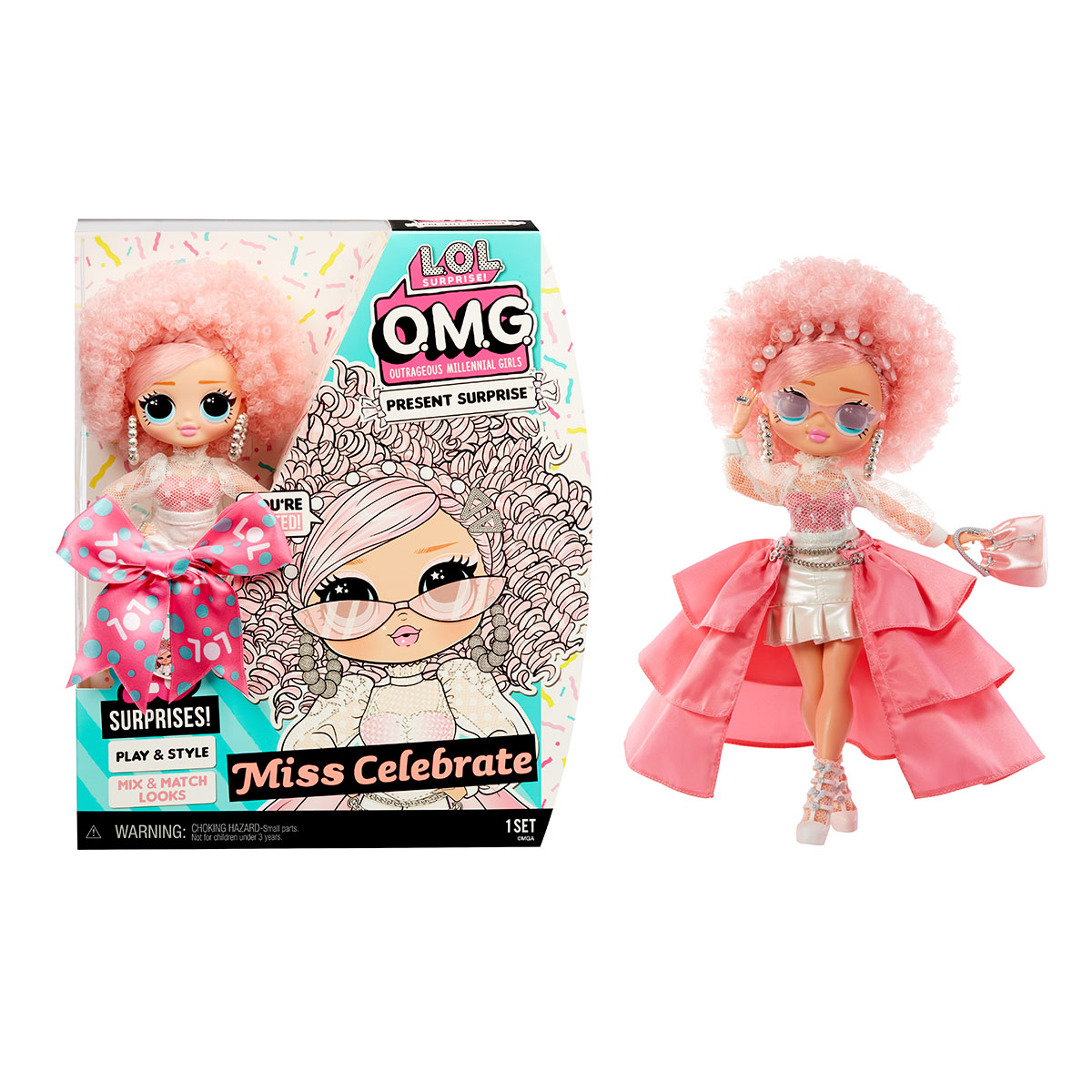 

Кукла L.O.L. SURPRISE! серии "O.M.G." S2 – Именинница (с аксессуарами)