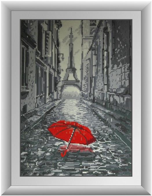 

Алмазная мозаика Дождь в Париже Dream Art 30130 34x51см 15 цветов, квадр.стразы, полная зашивка. Набор алмазной вышивки
