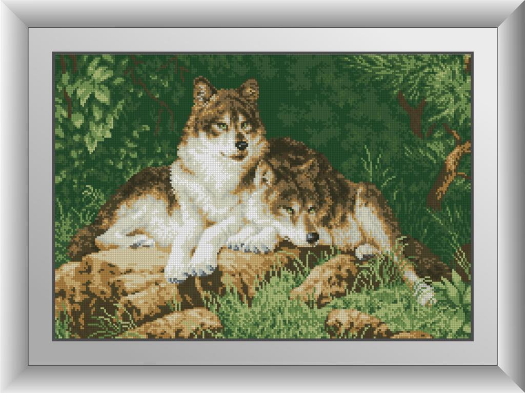 

Алмазная мозаика Лесные хищники Dream Art 30181 39x57см 20 цветов, квадр.стразы, полная зашивка. Набор алмазной вышивки