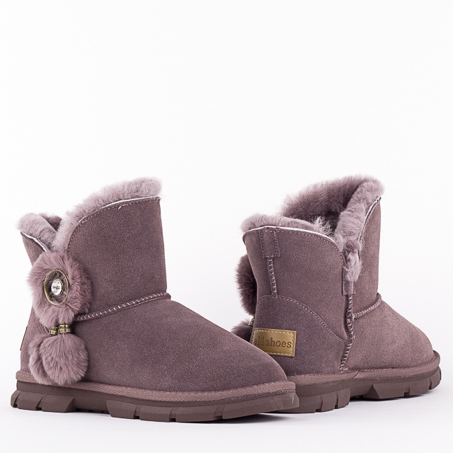

Угги женские зима Allshoes 00-00005240 Коричневый р.36