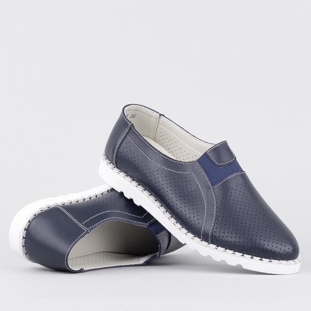 

Мокасины женские деми Allshoes 00-00005087 Синий р.36 (23,5 см.)