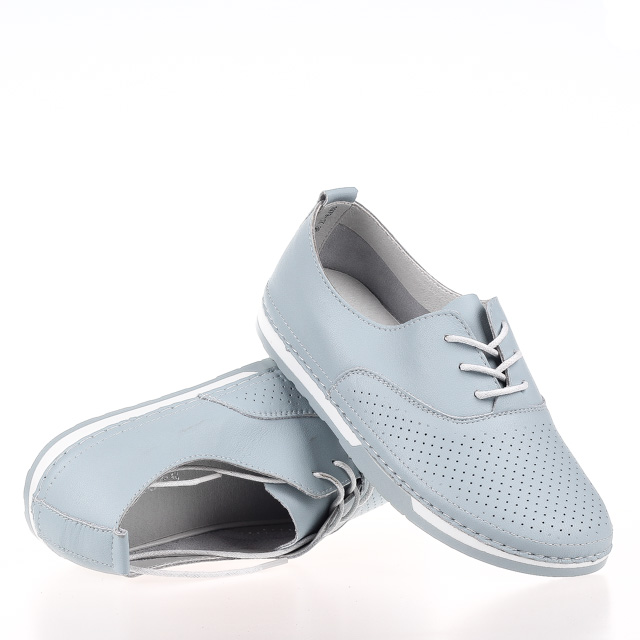 

Мокасины женские деми Allshoes 00-00005558 Голубой р.36 (23,5 см.)