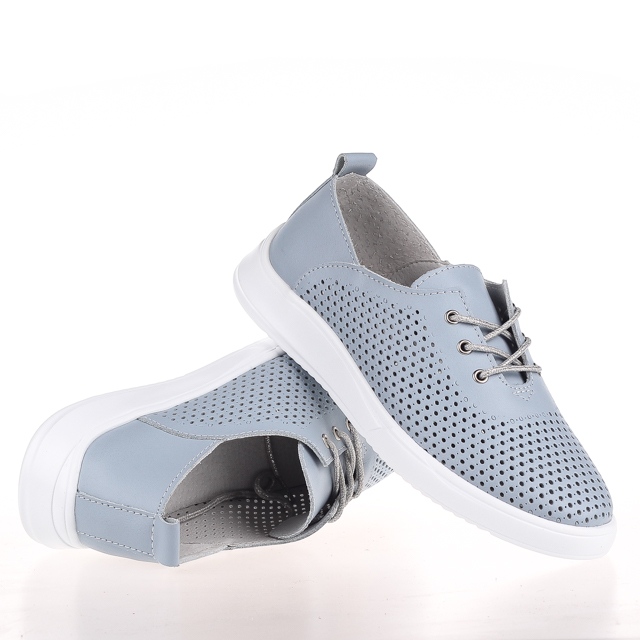

Мокасины женские деми Allshoes 00-00005532 Голубой р.39 (24,5 см.)