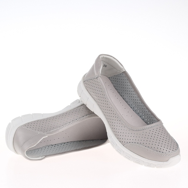 

Мокасины женские деми Allshoes 00-00005449 Серый р.40 (25,5 см.)