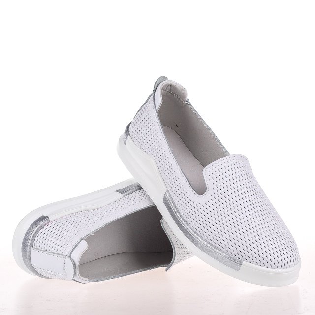 

Мокасины женские деми Allshoes 00-00005505 Белый р.37