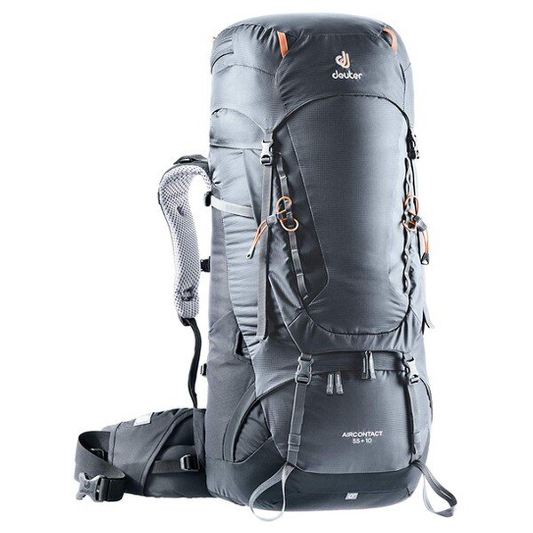 

Рюкзак Deuter Aircontact 55 + 10 колір 4701 graphite-black (3320319 4701)