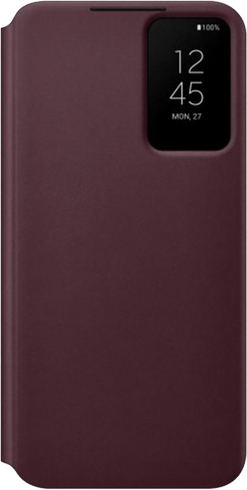 

Чехол-книжка Samsung Smart Clear View Cover для Samsung Galaxy S22 Burgundy (EF-ZS901CEEGRU)