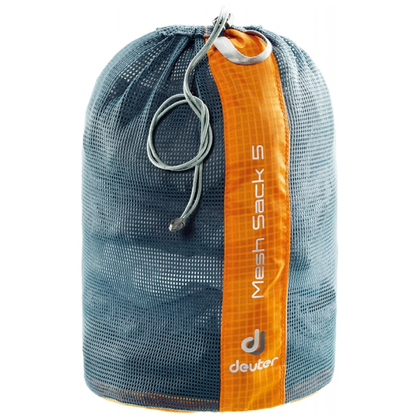 

Мішок-Чохол Deuter Mesh Sack 5 колір 9010 mandarine (3941116 9010)