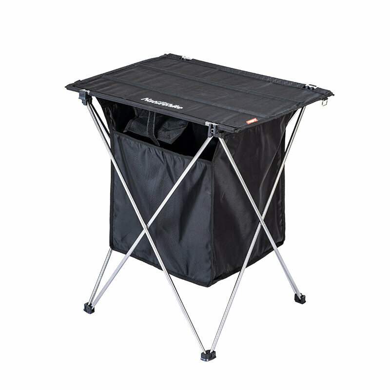 

Стіл складний з коробкою для зберігання Naturehike NH19JJ084, 1680D Oxford / алюміній, чорний