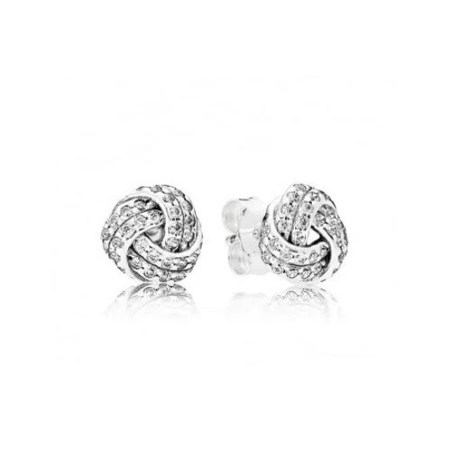 

Серьги Пандора Любовные Узы #290696CZ