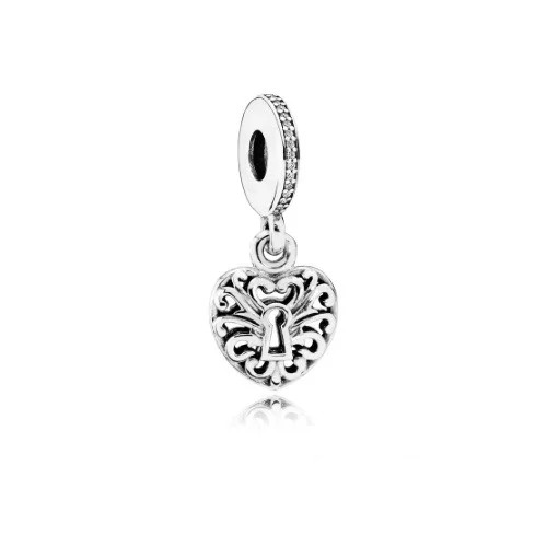 

Шарм Пандора Замок-Сердце №791876CZ
