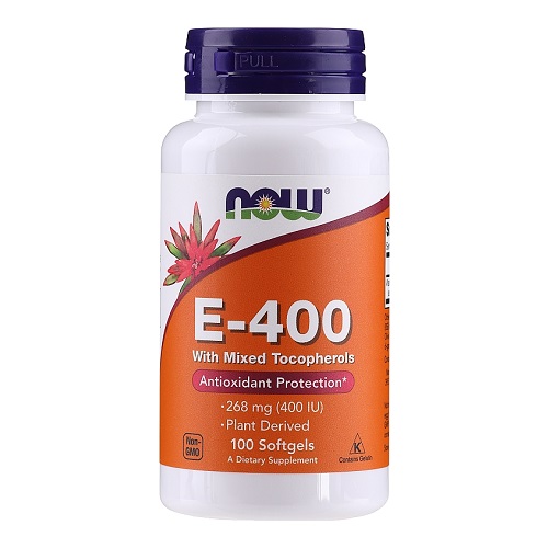 

Вітамін E NOW Vitamin E-400, 100 софтгель.