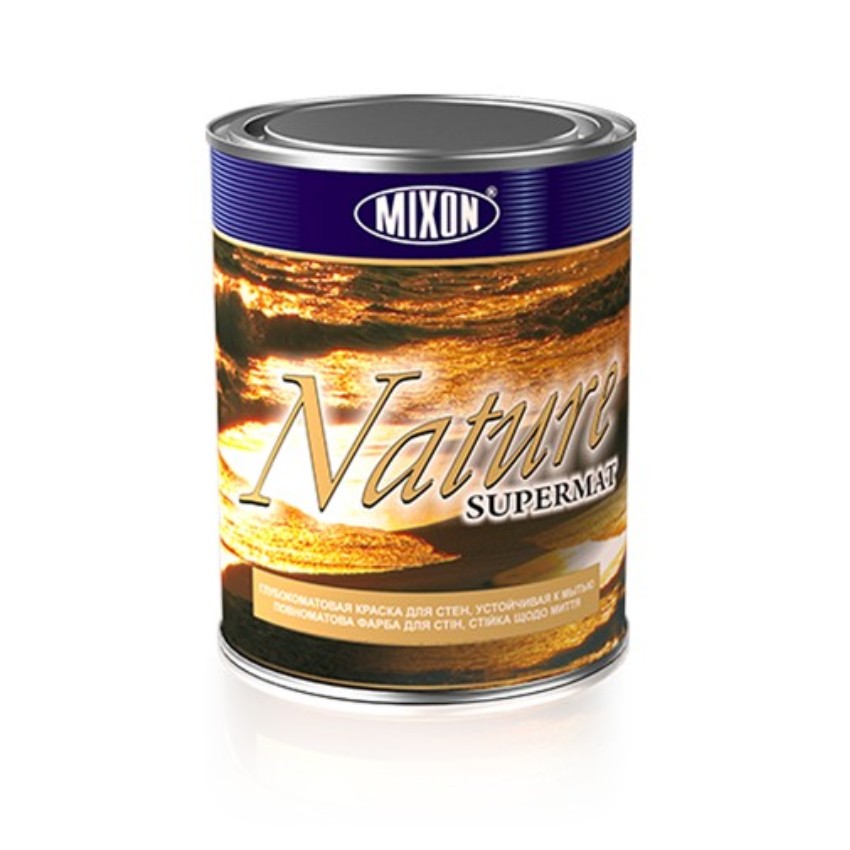 

Краска для стен и потолка MIXON NATURE SUPERMAT белая 1л