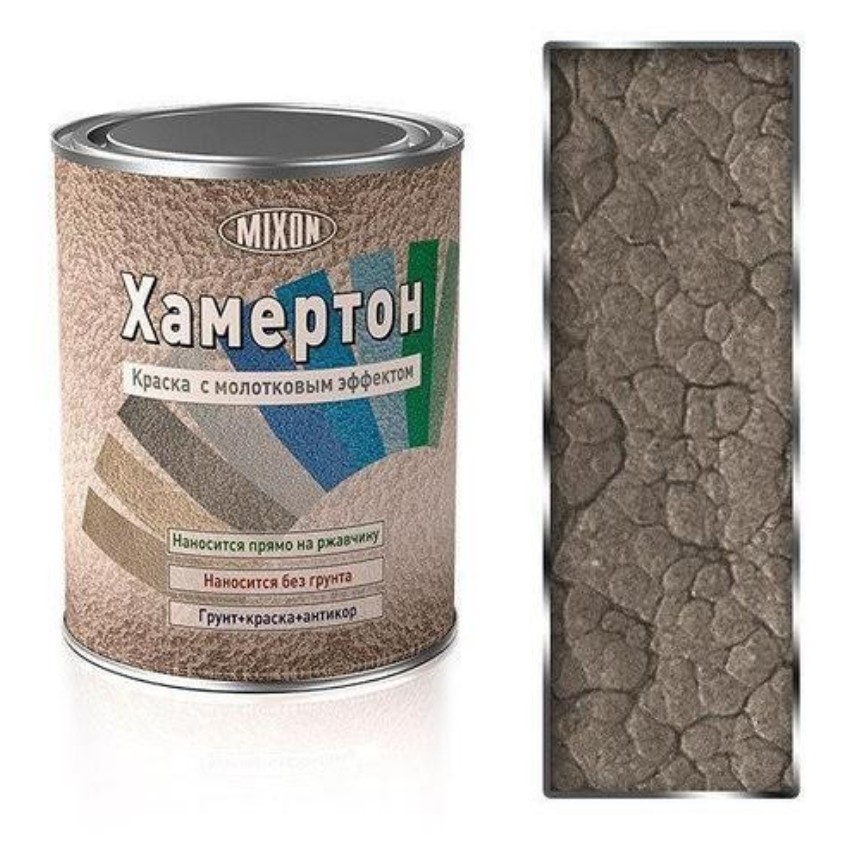 

Краска с молотковым эффектом MIXON ХАМЕРТОН - 603 серая 2,5 л