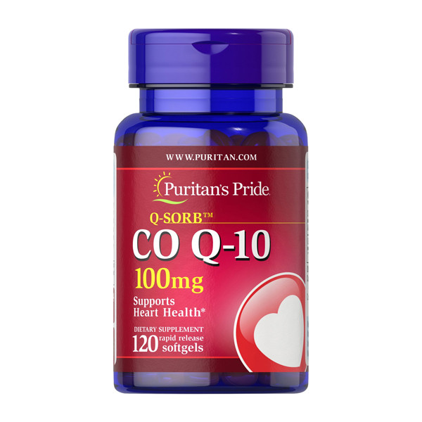 

Витамины Puritan's Pride Q-Sorb CO Q-10 100 мг 120 капсул