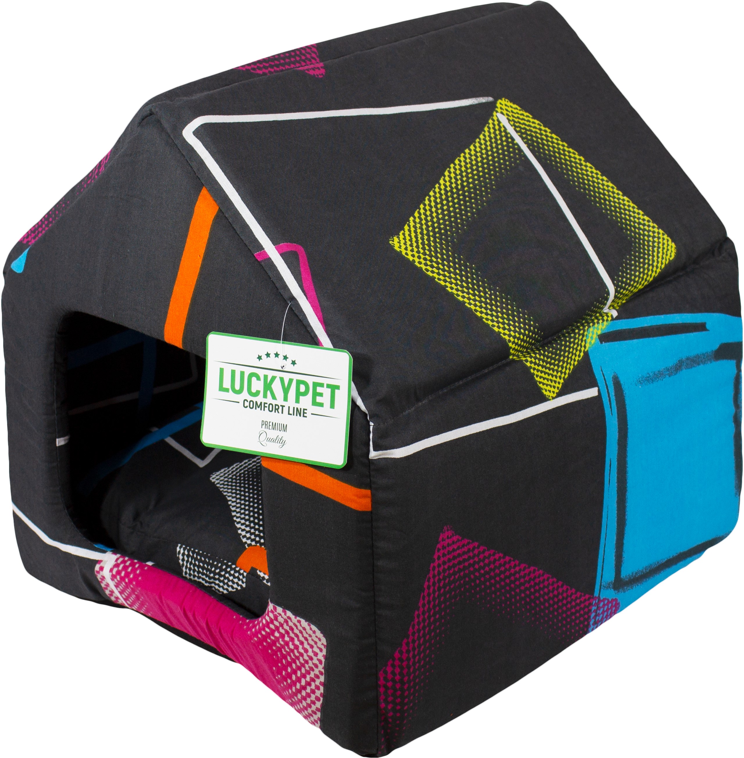 

Домик для собак и кошек Lucky pet Джесси №0 26x27x27 см Геометрия