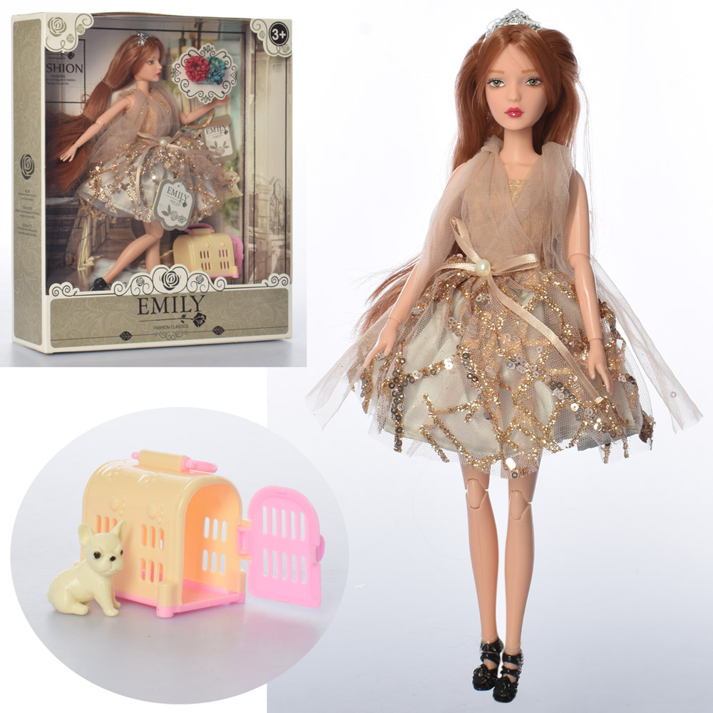 

Кукла A-Toys Emily с аксессуарами 25,8*6,5*32,5 см (QJ090C)