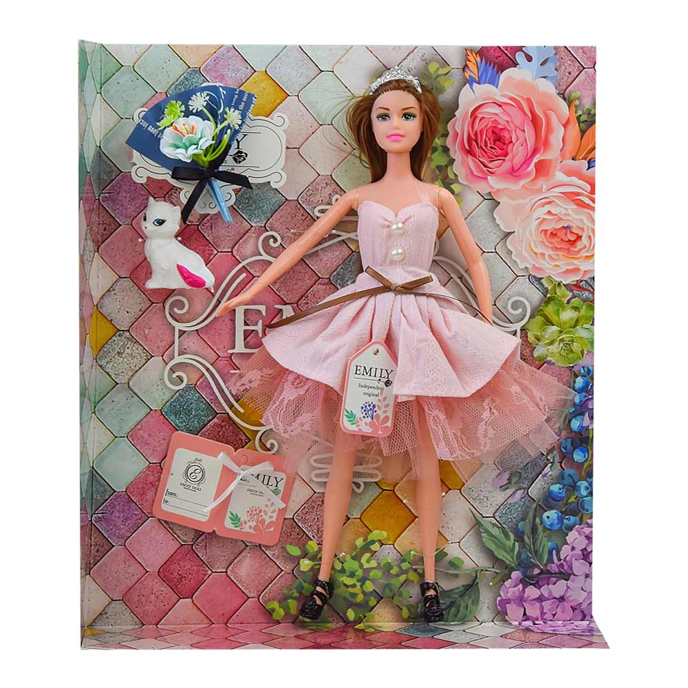 

Кукла A-Toys Emily с аксессуарами 33*28*6 см (QJ077A/QJ077B)