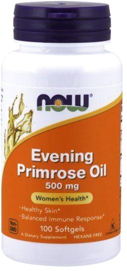 

Масло вечерней примулы NOW Foods Evening Primrose Oil 500 мг 100 софтгель (733739017505)