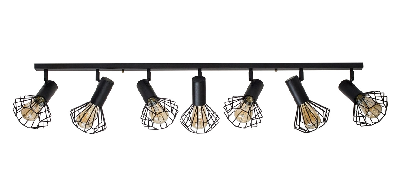 

Светильник лофт MSK Electric Diadem потолочный NL 22151-7 BK