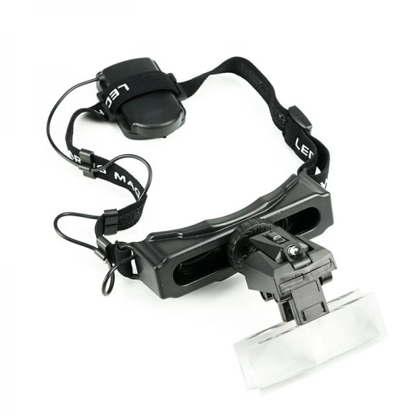 

Бинокулярная лупа Magnifier 9892Е, увел.- 1X-28Х с Led