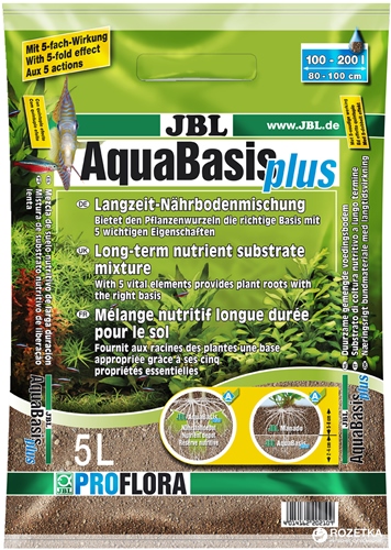 

JBL AquaBasis plus 5 л питательная подложка под грунт 2021000