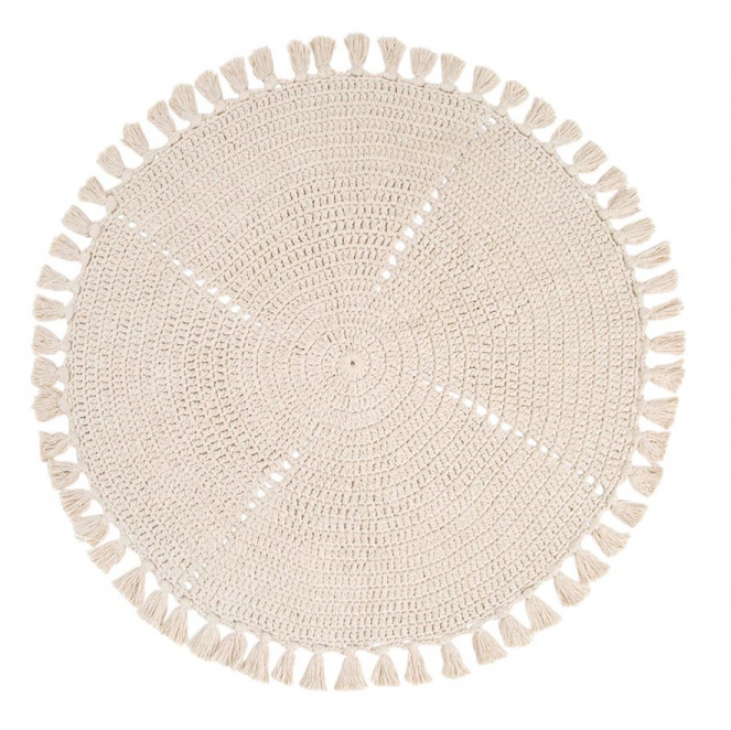 

Коврик Irya Olita beige бежевый 100х100 (svt-2000022242899)