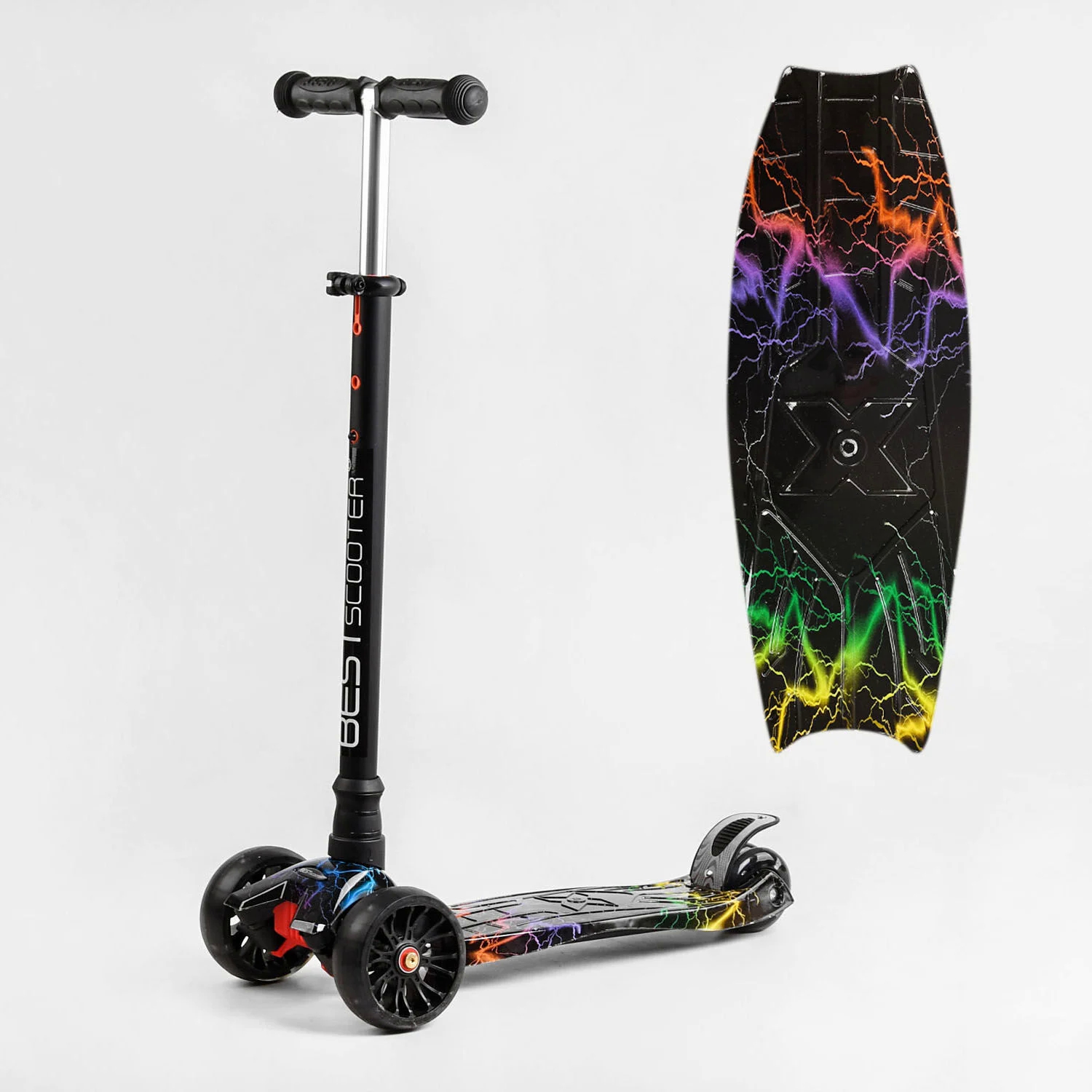 

Самокат трехколесный Best Scooter Maxi (S - 11055)