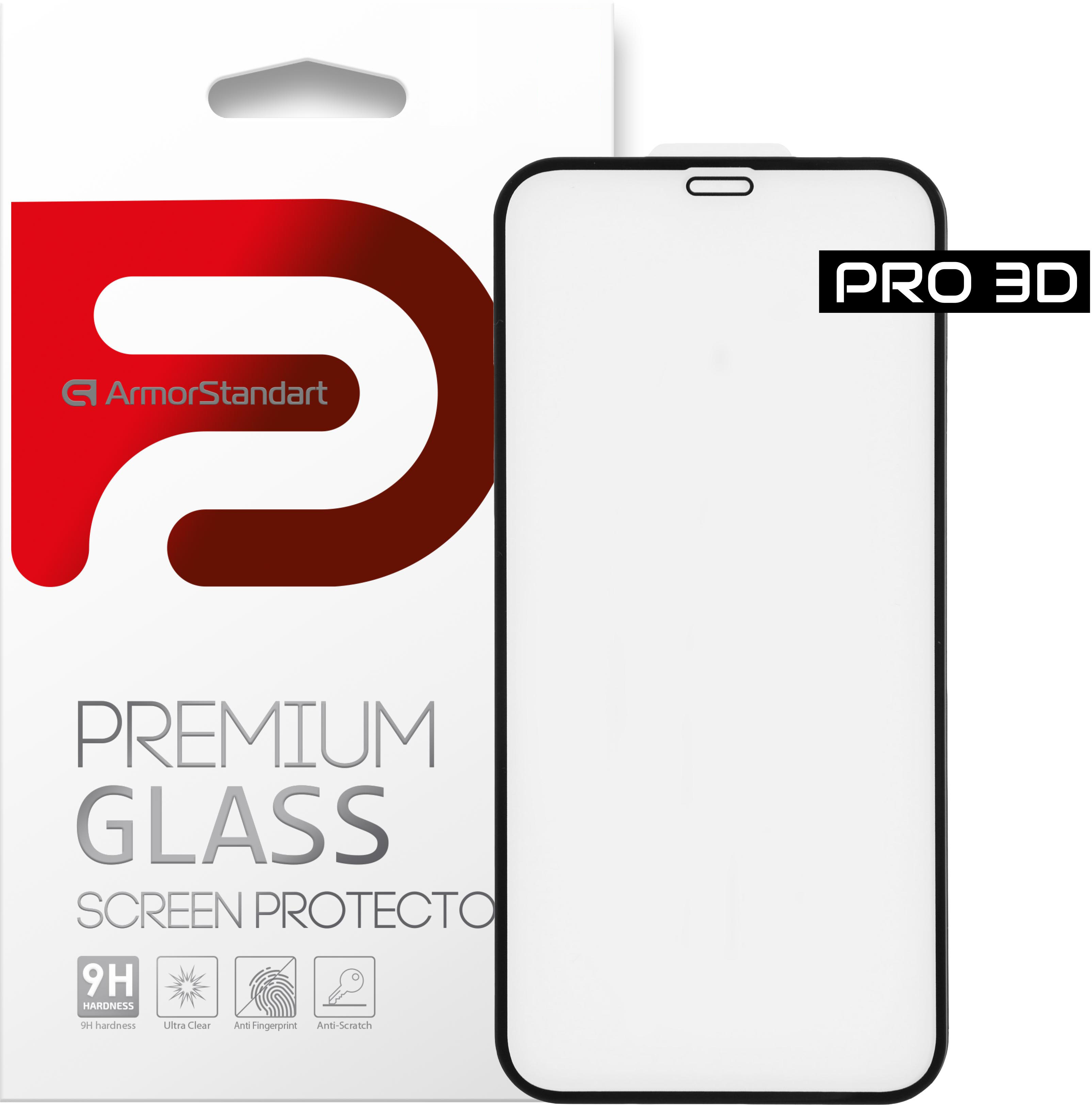 

Защитное стекло ArmorStandart Pro Evo для Apple iPhone 12/12 Pro Black