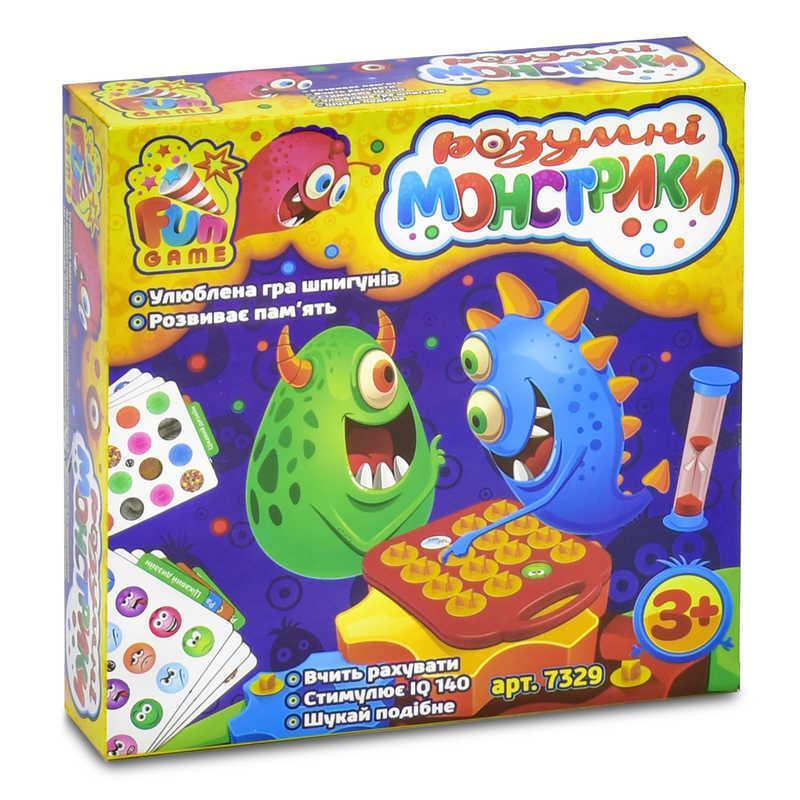 

Настольная игра 7329 "Розумні монстрики" (12) "FUN GAME", (Украина)