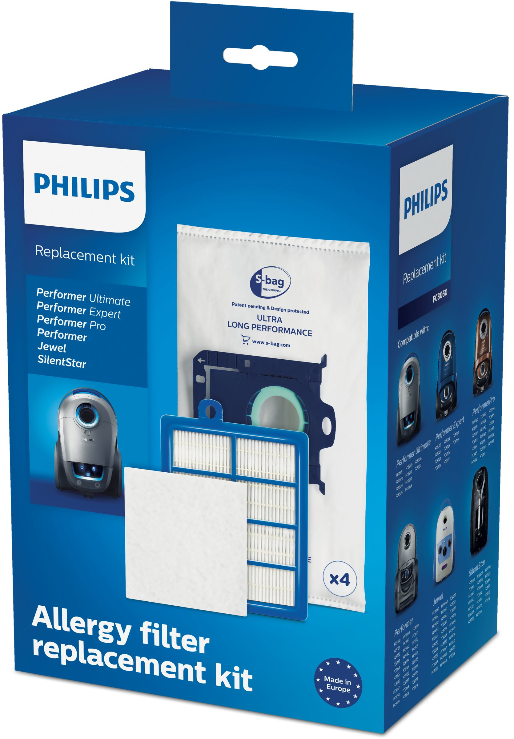 

Набор фильтров и мешков Philips Performer FC8060/01