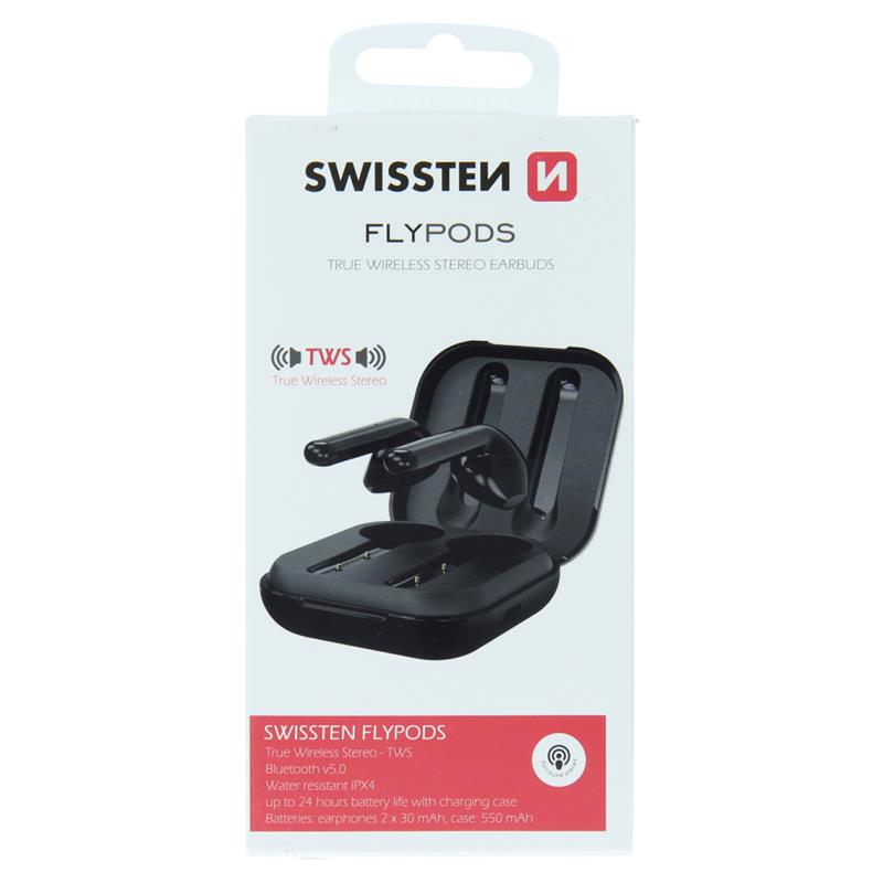 

Навушники BLUETOOTH TWS SWISSTEN FLYPODS BLACK 53100200 (bc-370076)