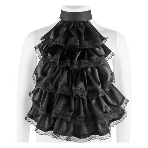 

Воротник Жабо с кружевом SETA Decor 19-831BLK