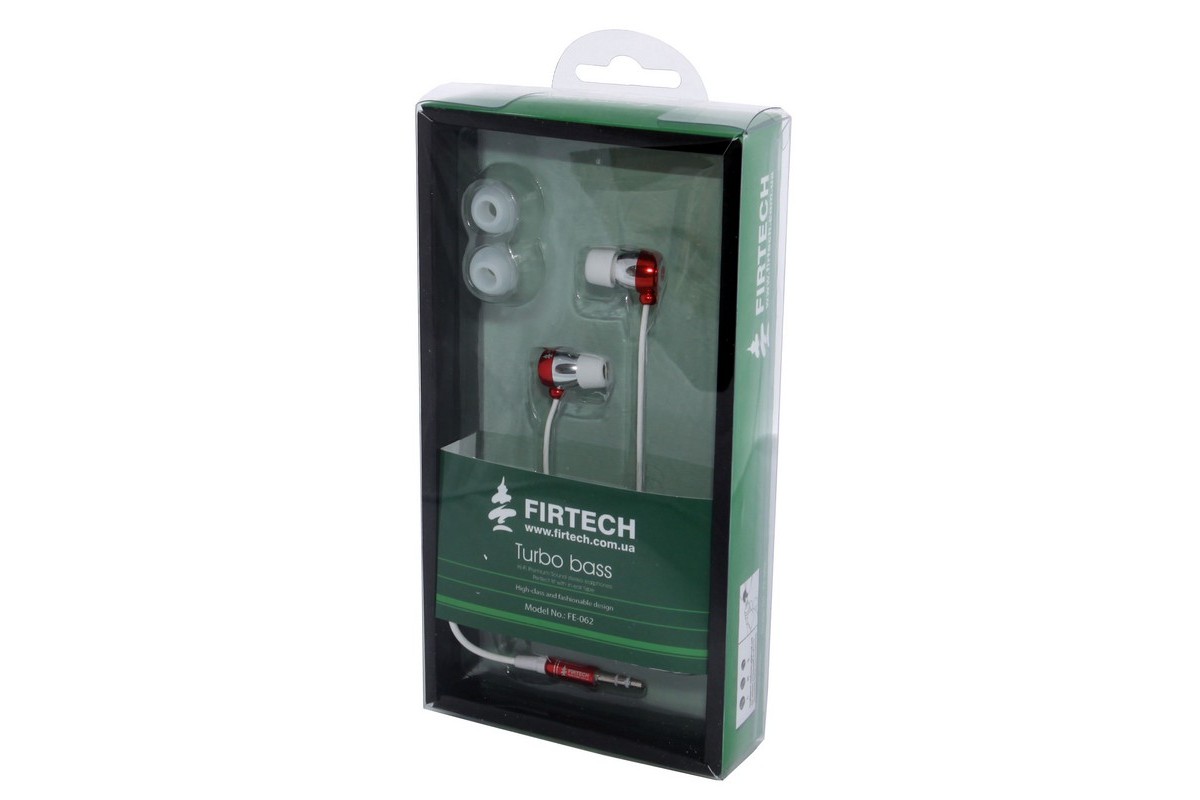 

Наушники вакуумные Firtech FE-072 Красные
