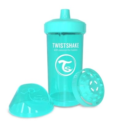 

Поильник-непроливайка Twistshake 12+ бирюзовая 360 мл (78075)