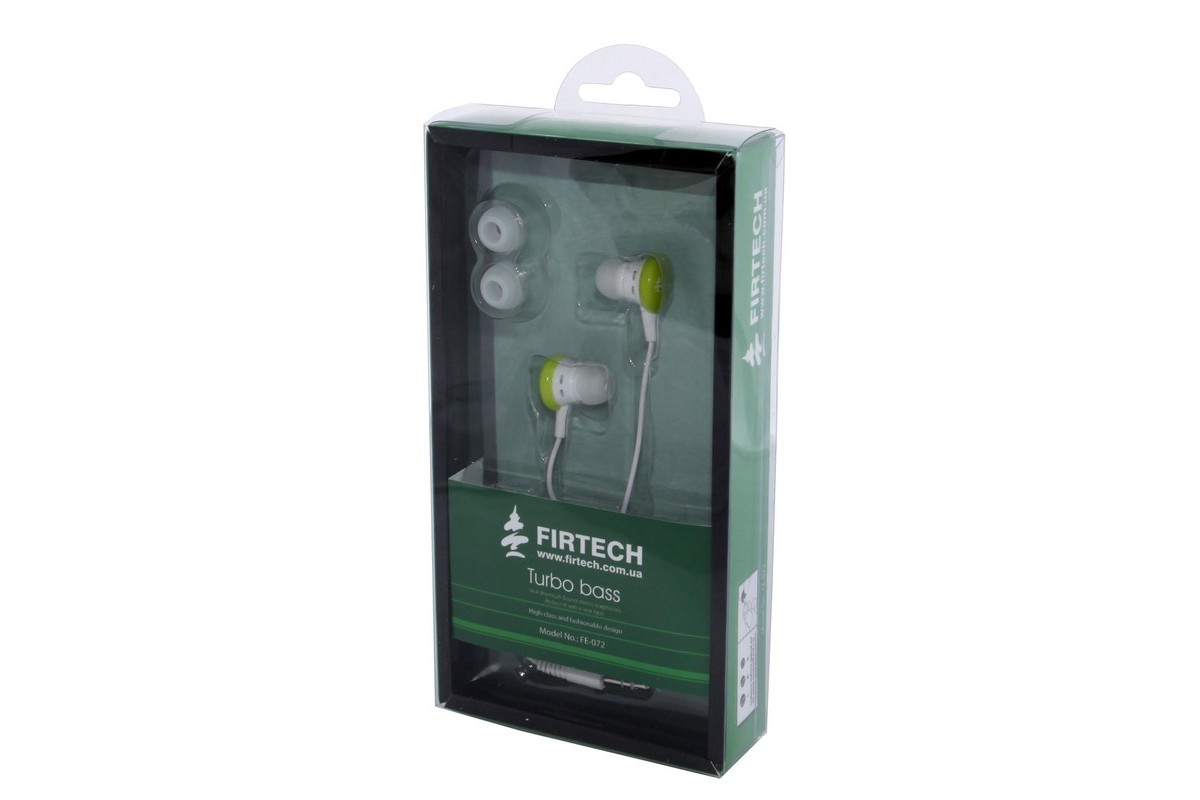 

Наушники вакуумные Firtech FE-072 Зелёные