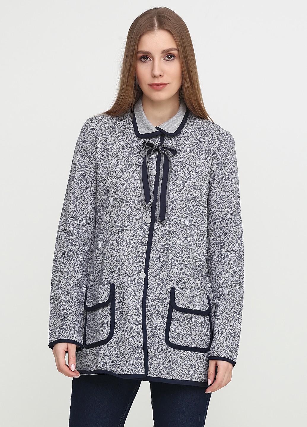 

Жакет Bisbigli 42 Серый 32000000000350