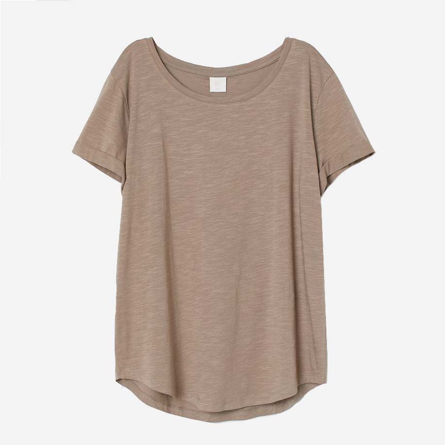 

Футболка H&M 5545989abr  Бежевая, Футболка H&M 5545989abr S Бежевая