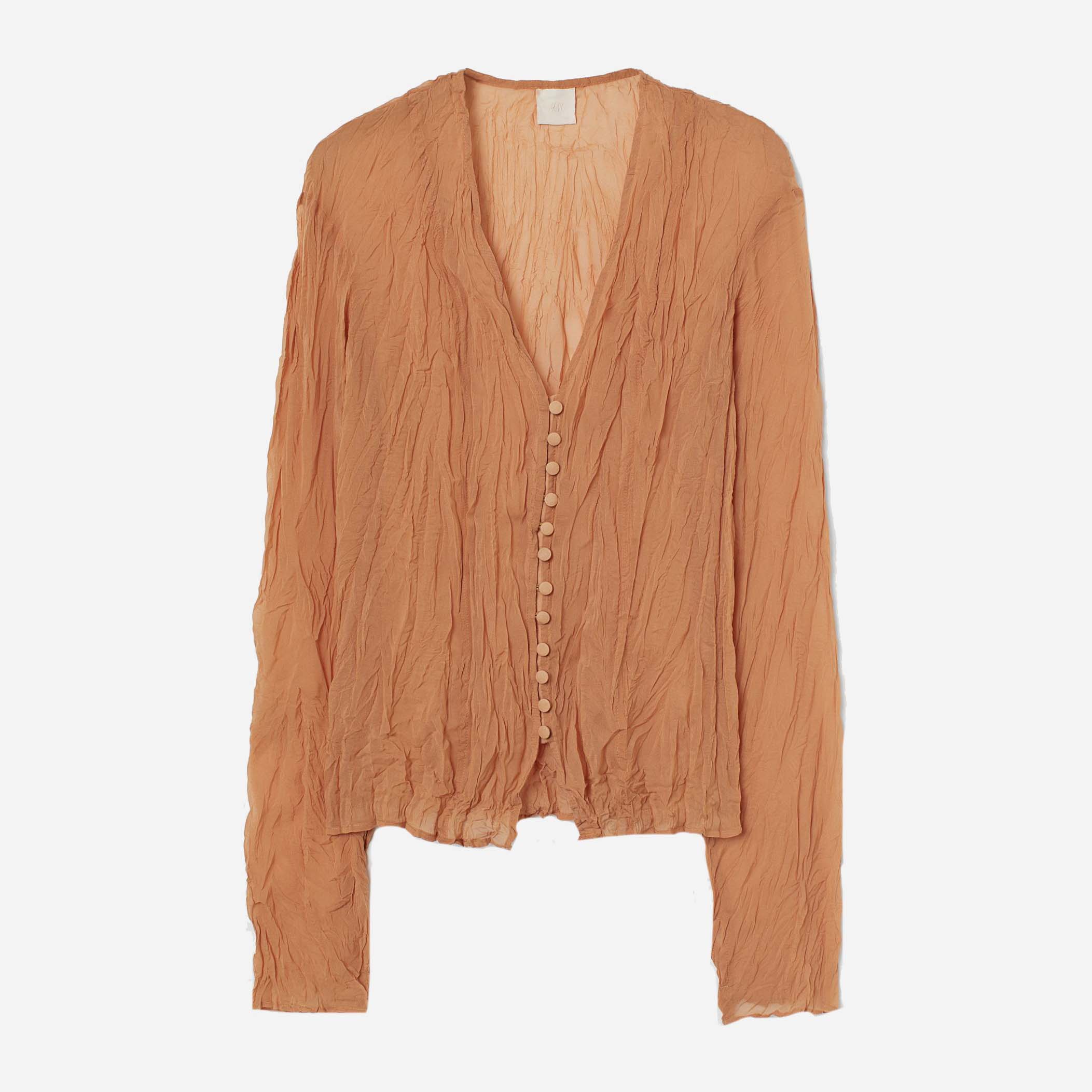 

Блузка H&M 8954372abr  Темно-бежевая, Блузка H&M 8954372abr 46 Темно-бежевая