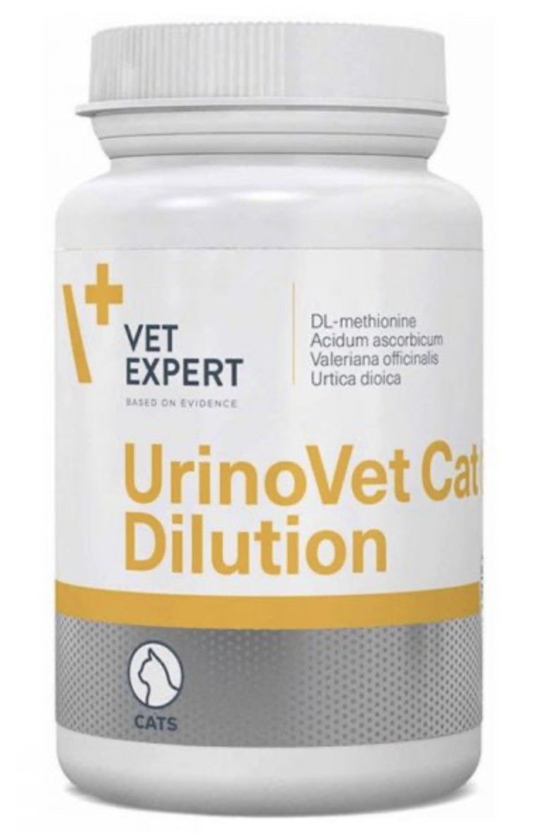 

Добавка Уриновет (UrinoVet) Cat Dilution VetExpert для поддержания и восстановления функций мочевой системы кошек 45 капс. (201521)