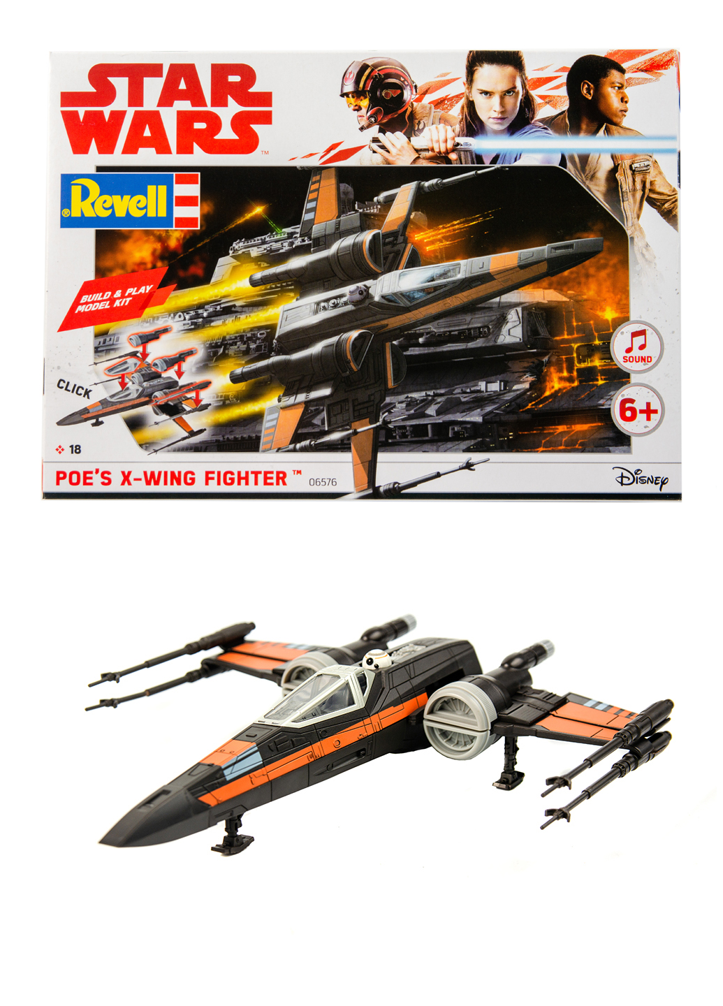 

Конструктор "Star Wars" Истребитель X-Wing Revell 1,8х21,8х20см Серый 32000000172835