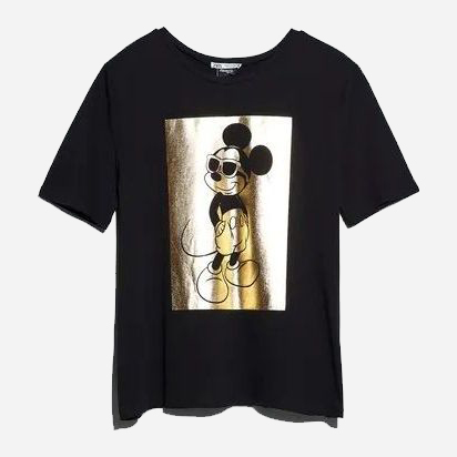

Футболка Zara 5644-628-800  Черная, Футболка Zara 5644-628-800 M Черная
