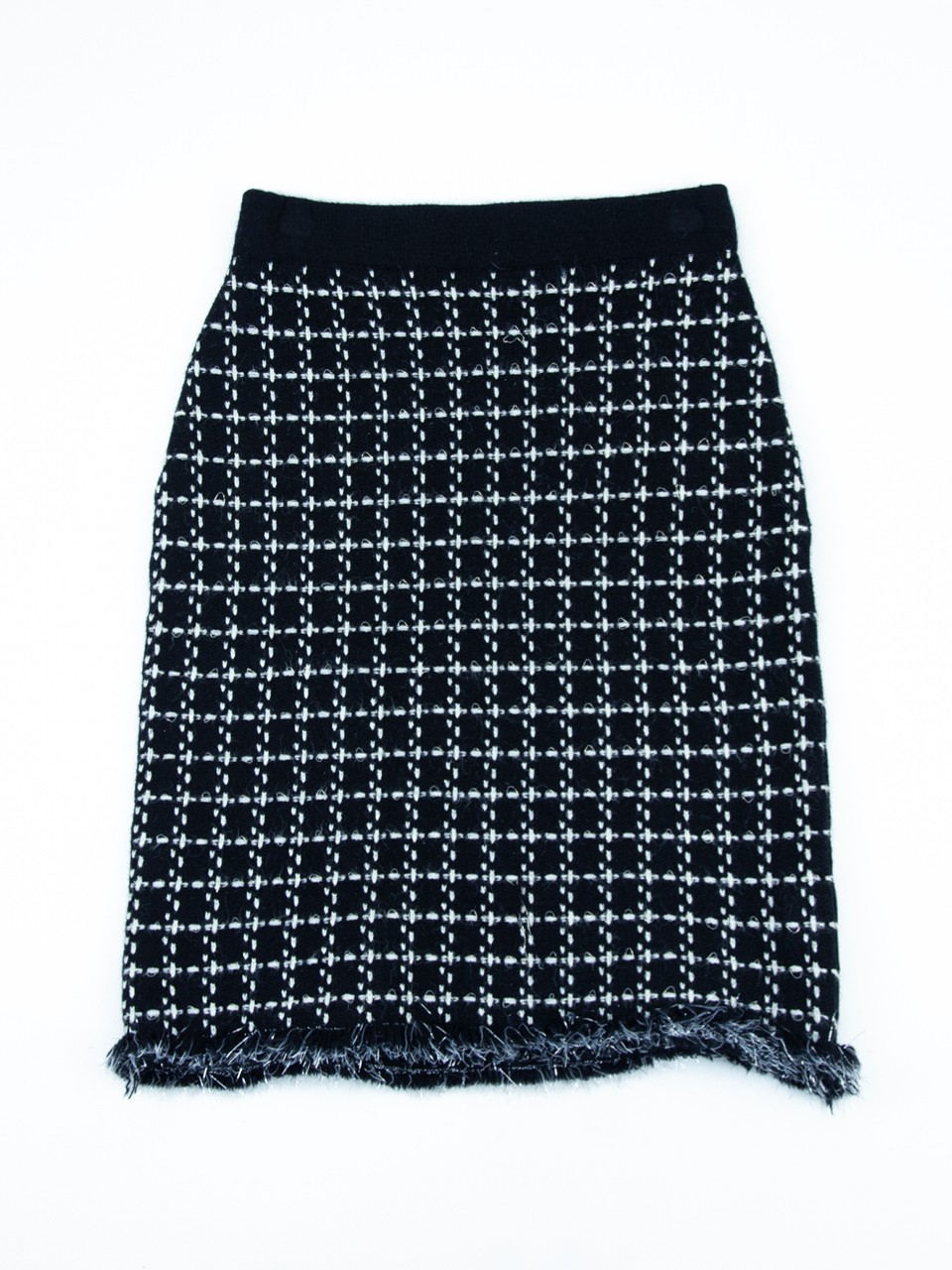 

Юбка женская черная в клетку твидовая 1019-02-2, Юбка женская черная в клетку твидовая 1019-02-2 ONE SIZE