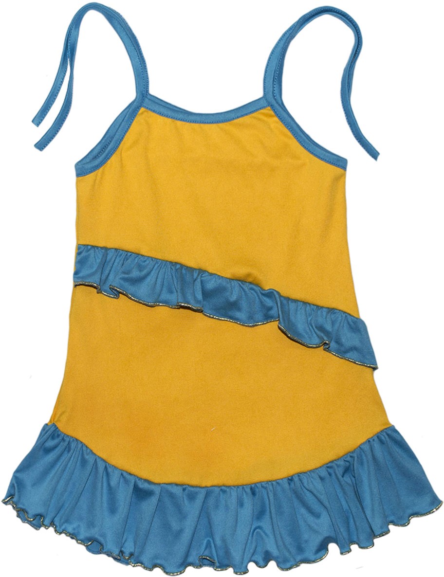 

Сарафан Малыш Style Завязки СФ-05 68 р 122-128 см Желтый