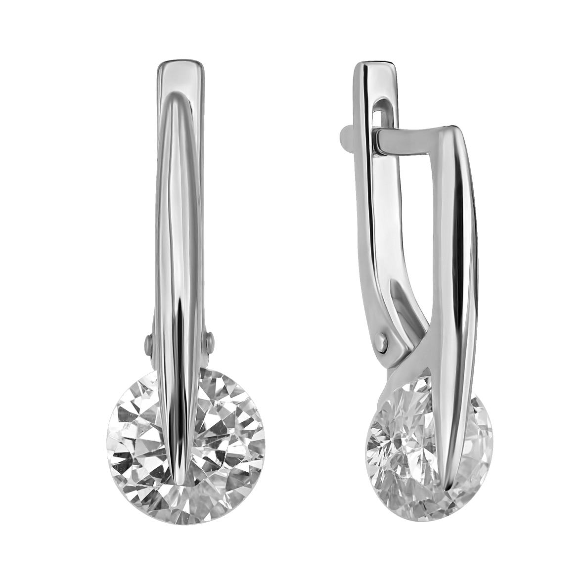 

Серебряные серьги с фианитом Tango Jewellery Company 420151С