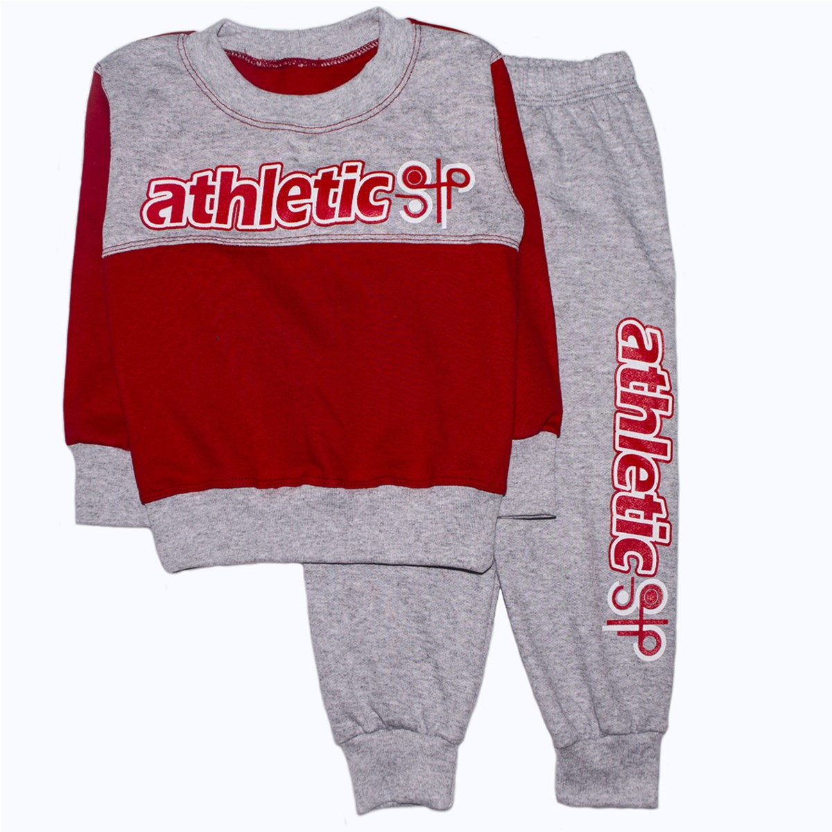 

Спортивный костюм Малыш Style Athletic КС-23 52 р 86-92 см Серый с красным