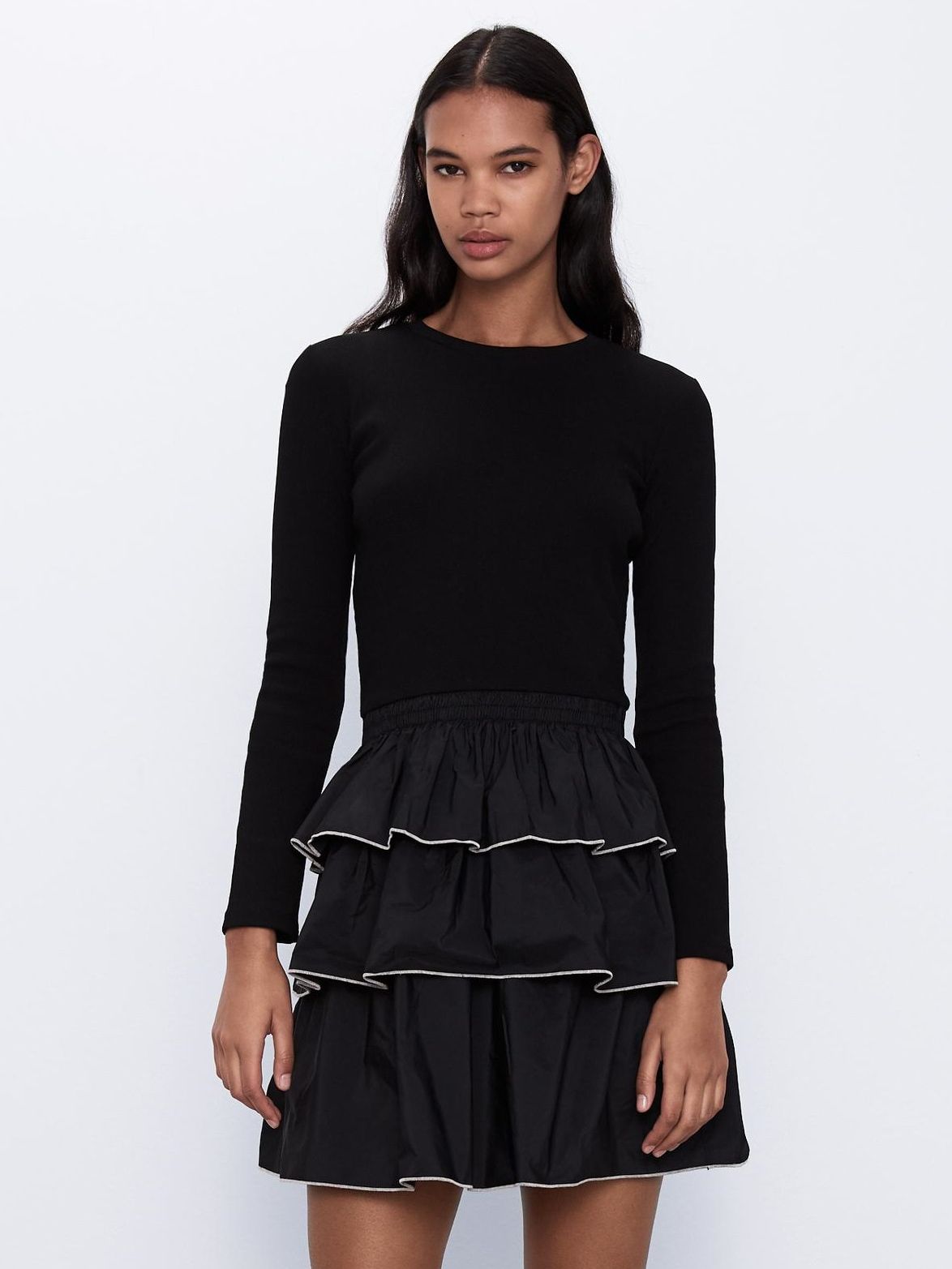 

Платье Zara 5039/308/800  Черное, Платье Zara 5039/308/800 L Черное